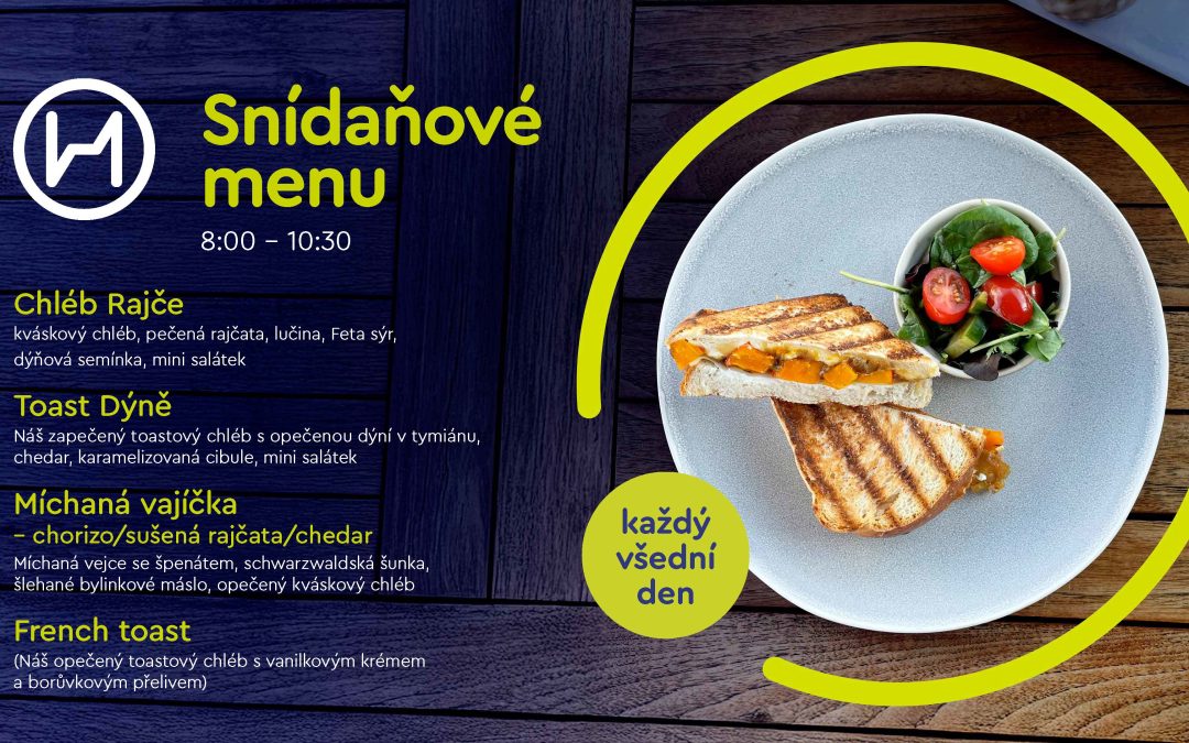 !NOVINKA! Snídaně každý všední den